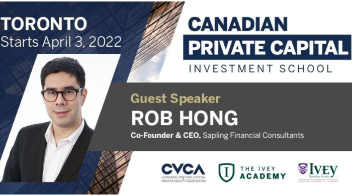 Canadian Private Capital Investment School - The Ivey Academy 2022